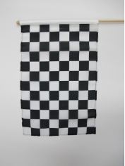 Black and White Small Checkered Flag